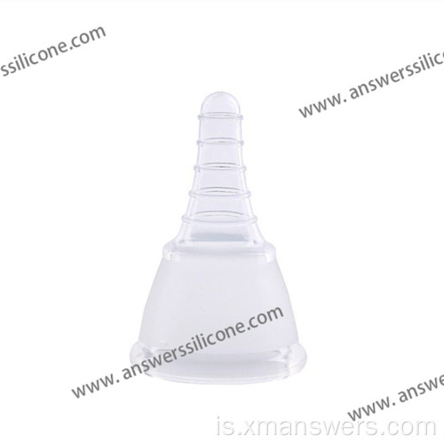 Stærð MedicalGrade Silicone Ecofriendly Lady Menstrual Cup